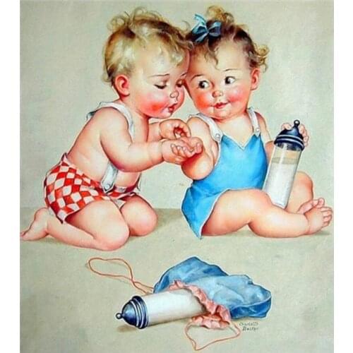 Kids diamond painting baby shower full square cartoon embroidery picture mosaic poster dimond art drawing wall sticker decor diy