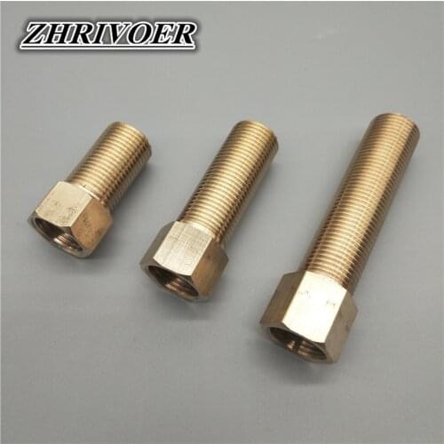 1/2" BSP Male Thread To 1/2" BSP Female Thread Brass Pipe Fitting Adapter Coupler Connector for Water Oil Gas