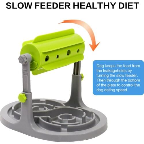 Pet Food Feeder Treated Dog Foraging Toy Educational Dog Puzzle Toys Healthy Diet Slower Feeder Bowl