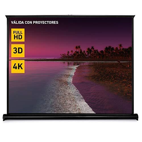 Phoenix Technologies-Portable Folding Manual projection screen floor or table format (4:3)