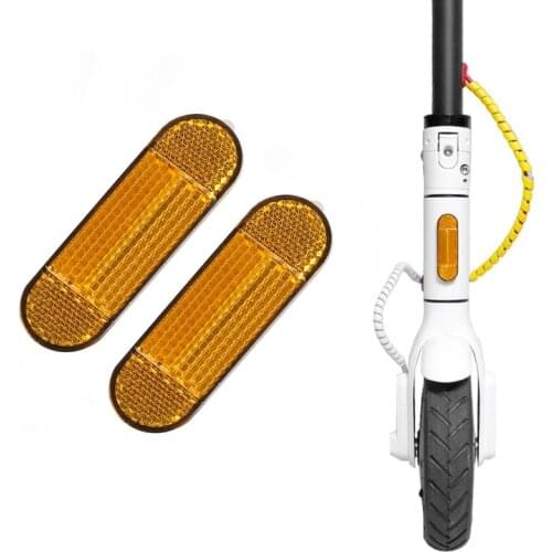 Plastic Front Reflector Bars for Xiaomi M365/Pro/Pro2/1S Ninebot ES/G30 Max Electric Scooter Reflective Stickers Night Warning