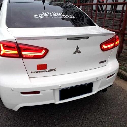 Suitable For 2009 Mitsubishi God Refitting Special No Hole Baking Paint Rear Small Tail Fixed Wing