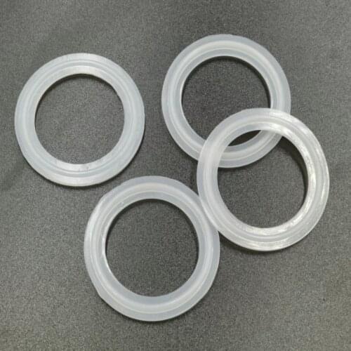 Fit 38mm Pipe O/D Sanitary Fit 1.5" Tri Clamp Silicone Sealing Strip Gasket Ring Washer For Homebrew Outer Diameter 50.5mm