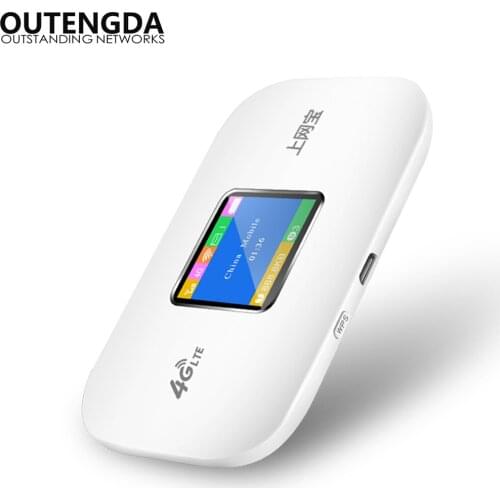 Portable Unlocked 100Mbps Mini 3G 4G WIFI Router Car Travel-use Wireless LTE Mobile WiFi Hotspot 3G/4G Router with SIM Card Slot