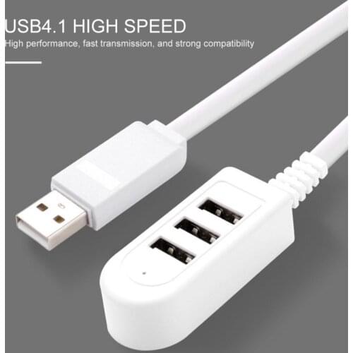 1pc USB 2.0 3 In 1 Splitter Multi-Function HUB Charging 3A Charger Converter Expansion for Desktop PC Laptop Adapter