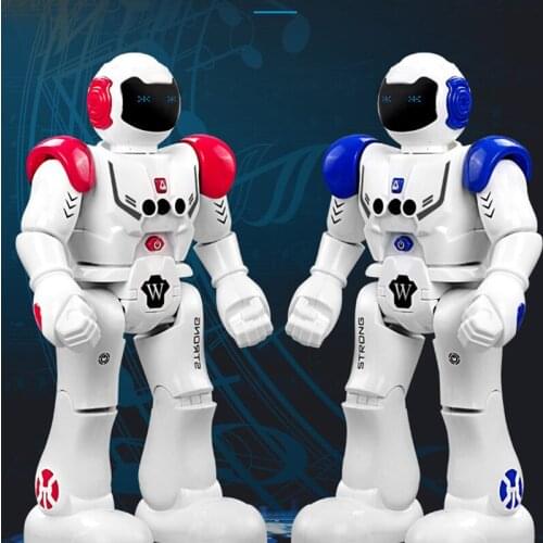 Robot USB Charging Dancing Gesture Action Figure Control RC Robot Toy for Boys Children Kids Birthday Gift Present