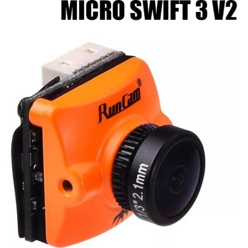 Runcam Micro Swift 3 V2 4:3 600TVL CCD Mini FPV Camera Joystick/ UART Control Switchable OSD Configuration - FOV 145