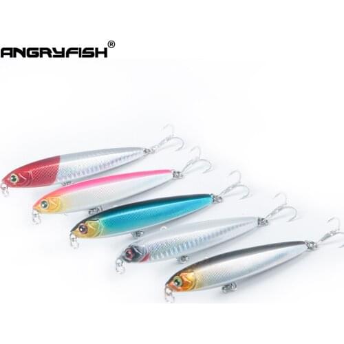 Angryfish 1pcs Fishing Lifelike Tackle Lure 95mm/18g 3D Eyes Wobbler Crank Lure Rotation Jig Pesca Fishing Tackle