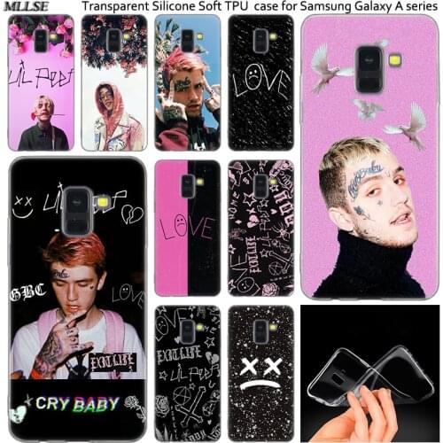 Hot Lil Peep Silicone Case For Samsung Galaxy A50 A30 A10 A40 A6 A8 Plus A20 E A5 A7 2018 2017 2016 Note 9 8 Fashion Cover