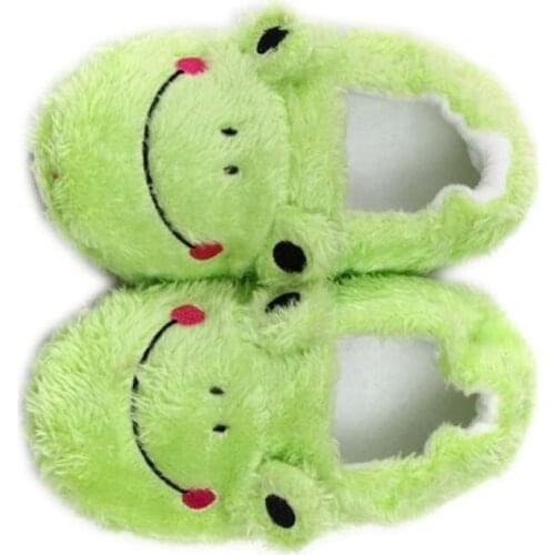 Winter Kids Slippers Toddler Girls Animal Cat Flip Flop Plush Parent Slides Baby Boys Indoor Shoes Warm House Children Slippers