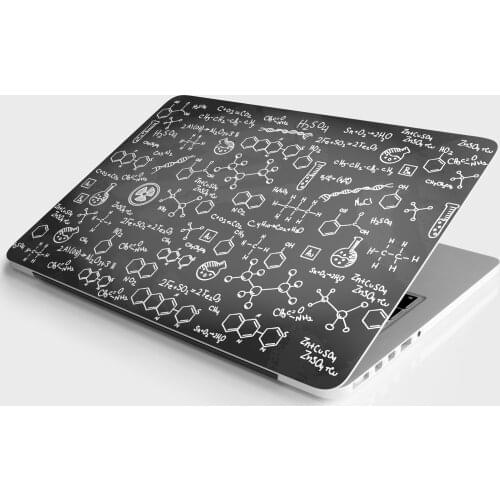Sticker Master Chemistry Blackboard Laptop Vinyl Sticker Skin Cover For 10 12 13 14 15.4 15.6 16 17 19 " Inc Notebook decal for Macbook,asus,Acer,Hp,Lenovo,Huawei,Dell,Msi,Apple,Toshiba,Compaq