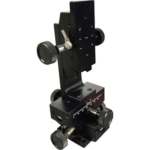 XYZ Manual Three-axis Displacement Adjustment Stage Precision Slide Table Dovetail Rack Platform 60mm Stroke LS-912