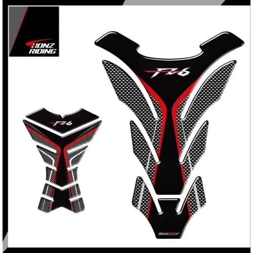 For Yamaha FZ6 FZ6N Tankpad 3D Carbon-look Motorcycle Tank Pad Protector Decal