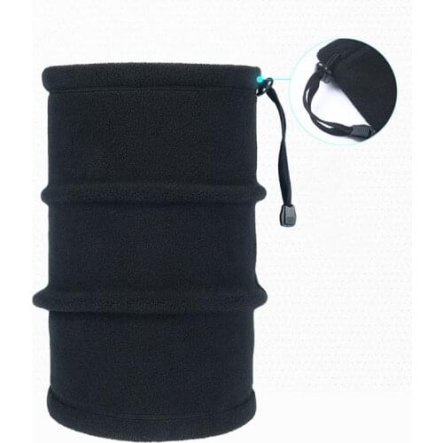 Winter Warm Thermal Windproof Fleece Neck Gaiter For Cold Temperature Outdoor Work Sports Face Guard Bandana Skiing Balaclava