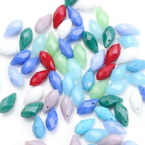 95Pcs/Lot Austrian Glass Drop Bead 6x12mm Crystal Teardrop Pendants European For DIY Making Jewelry Earing Supplier Accessories