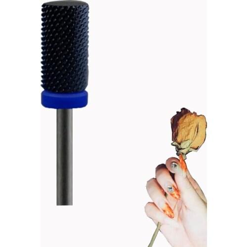 Black Ceramic Nail Drill Bit - Small Barrel Bit M