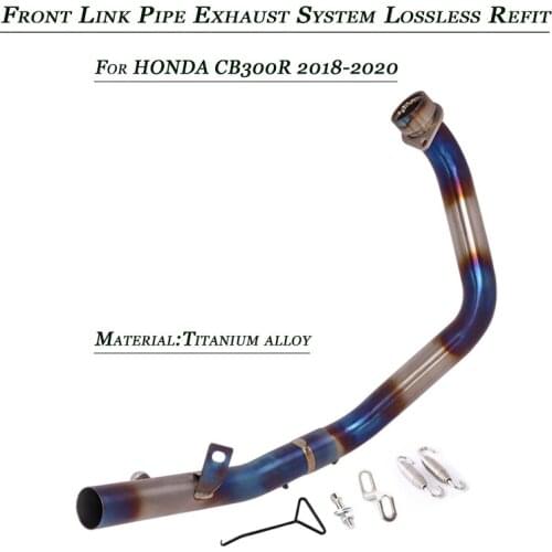 For Honda cb300r 2018 2019 2020 Delete Replace Connect Original Middle Tube Exhaust Muffler System Motorcycle Front Link Pipe