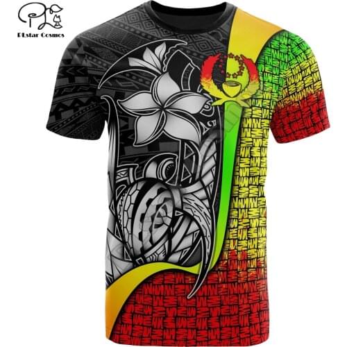 PLstar Cosmos Pohnpei Polynesian Culture Tribe Island Retro Tattoo 3DPrint Men/Women Summer Streetwear Short Sleeve T-Shirts A-3