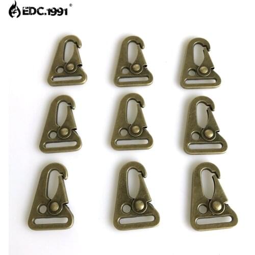 Carabiner High Strength Belt/ Metal Hook Webbing Buckle Hanging Belt Buckle Molle Camping Belt Buckle with Key Ring New