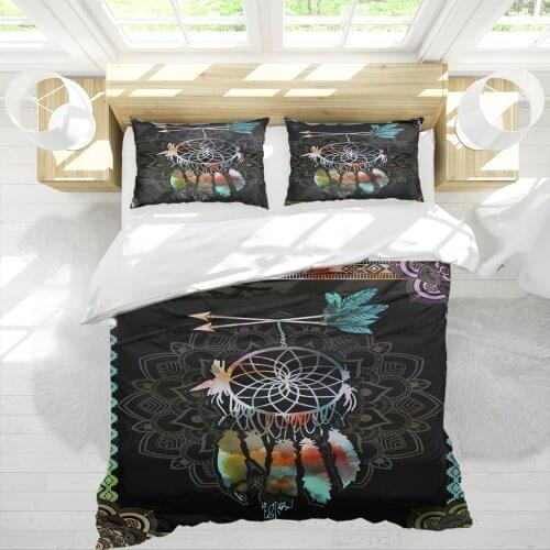 Dreamcatcher 3D Printed 3pcs Bedding Set Duvet Cover Cover Set Home Textiles