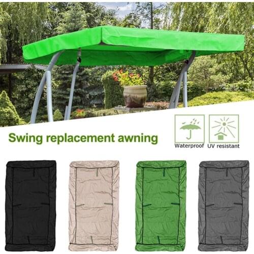 Outdoor Swing Cover Waterproof Replacement Canopy Top Outdoor Swing Canopy Cover For Porch Patio Garden