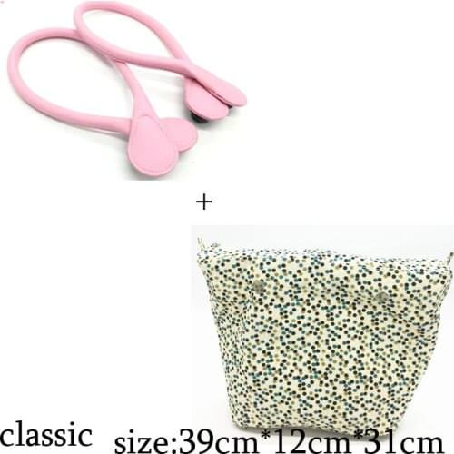 Newest Match Classic for Obag Use Canvas Bag And One Pair Handles