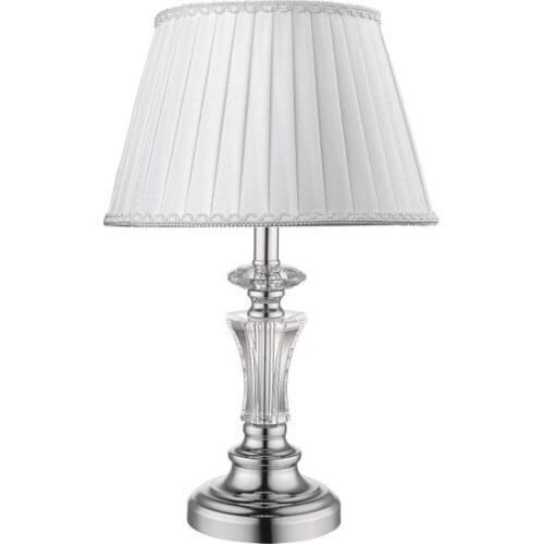 New Angel Single Chrome Table Lamp Lampshade