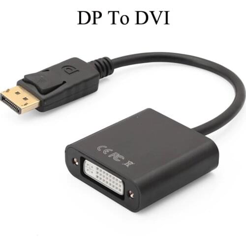 New DisplayPort DP Male to VGA DVI HDMI Male Female Cable Cord Adapter Converter