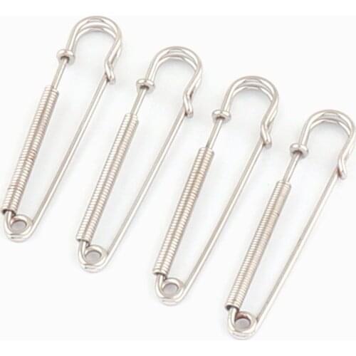 Silver Large Safety Pin Broochs Kilt Skirt Shawl Scarf Blanket Safety Pins Bouquet Charm Boutonniere Pendant Safety Pin Jewelry