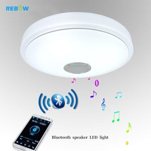 Modern RGB LED Ceiling Lights APP Bluetooth Music Control Ceiling Lights Home Bedroom Lamp Smart Ceiling Lamp Remote Control