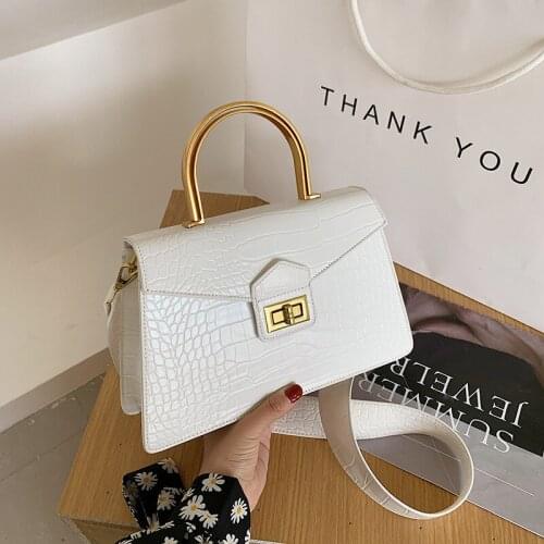NEW Luxury Crocodile Skin Printing Tote Bag Handbags Women Designer Vintage Crossbody Bags Brand Messenger Shoulder Bags sac