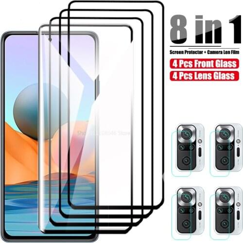 Camera Protector Glass For Xiaomi Redmi 9T 9A 9C NFC Note 9 10 Pro Max Glass On Xaomi Redmi Not 10S 9S Screen Protective Film