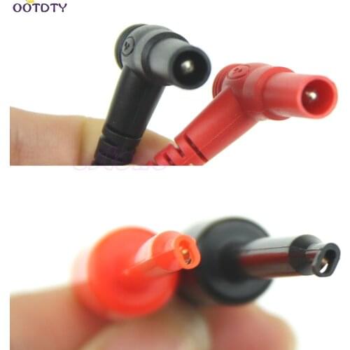 1 Pair Banana Plug To Test Hook Clip Probe Cable For Multimeter Test Equipment