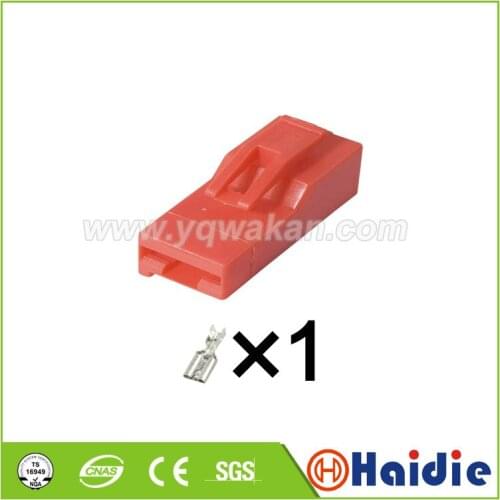 5sets 1pin Auto plastic housing plug 357 915 971 B electric wiring harness cable plug connector 357915971B