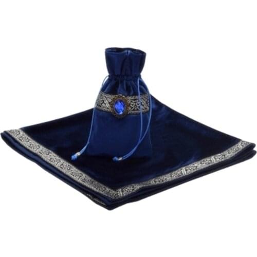 Altar Tarot Cards Bag Party Table Cloth Board game Tablecloth Divination Wicca Tapestry Vintage Retro Red Black Purple Blue