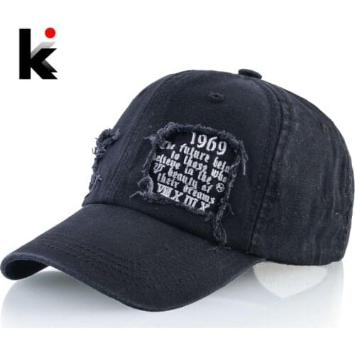 Fashion Baseball Cap Men Ripped Letter Embroidery Caps Women Snapback Hip Hop Bones 100% Cotton Dad Hats Casual Visor Casquette