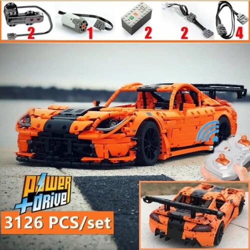 New Technology Series Viper ACR MOC-13655 double monster motor sports car Building Blocks Bricks DIY toy Gift birthday christmas