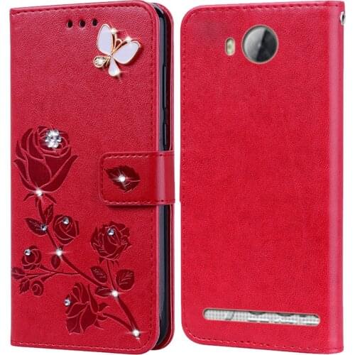 Flip Phone Case Cover for Huawei Ascend Y360 Y3 II Y336 Y3C CRO-L22 U00 L02 L03 LUA L21 LU22 U02 Bling 3D Premium Leather Case