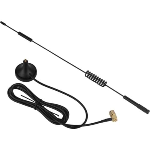 GSM/GPRS/3G/4G/433 antenna high gain SMA elbow interface 1.5 meter long small suction cup antenna