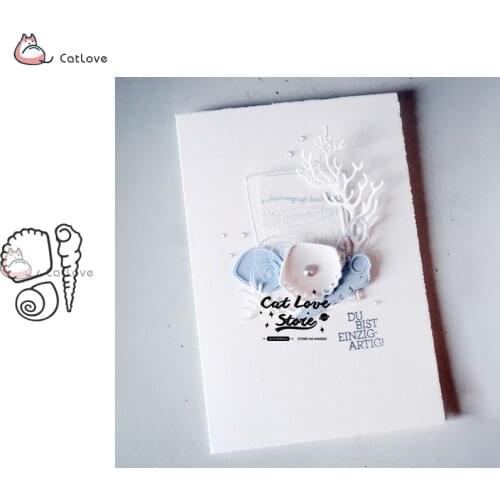 Conch Shell Animal Metal Cutting Dies Stencils For DIY Scrapbooking Paper Card Decorative Craft Dies Embossing Die Cuts New 2019