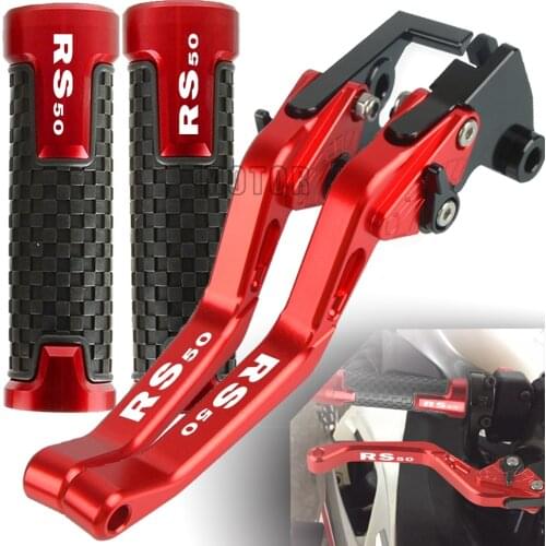Motorcycle Accessories Aliuminum For Aprilia RS50 RS 50 1999 2000 2001 2002 2003 2004 2005 Brake Clutch Lever & Handle Grips Set