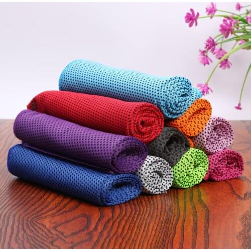 Ice Cold Sports Towel Summer Gym Outdoor Fitness Exercise Quick Dry Cooling Towel for Men Women Unisex