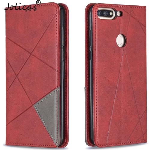 Retro Flip Wallet Case Book For Huawei Honor 7C Flip Wallet Cases sFor Huawei capinha Enjoy 8 Nova 2 Lite Y7 2018 Prime 5.99"