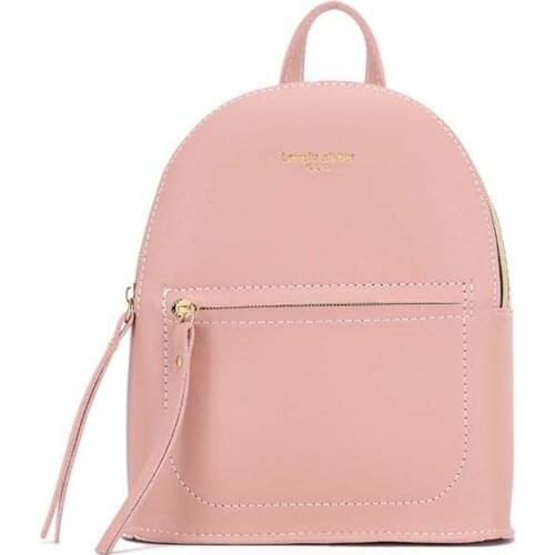 8PCS / LOT Small Backpack for Teenage Girls Fashion Casual Leather Shoulder Bag Women Mini Bagpack Girls Bag Packs