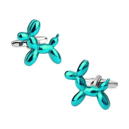 Animal Series High Quality French Green Balloon Rabbit Dog Deer Cufflink Cuffs Spot Cuffs Free Shipping Mens Accessories 2018