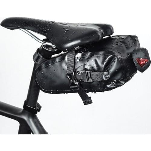 1.5L Full Waterproof Bicycle Saddle Bag Cycling Seat Bag MTB Road Bicycle Repair Tools Bag Rear Tail Saddle Bike Accessories
