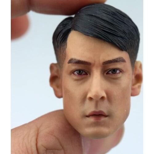 1/6 Scale Short Hair Daniel Wu Head Carving Handsome Boy Male Soldier Head Sculpt Fit for 12in Phicen Tbleague Toy