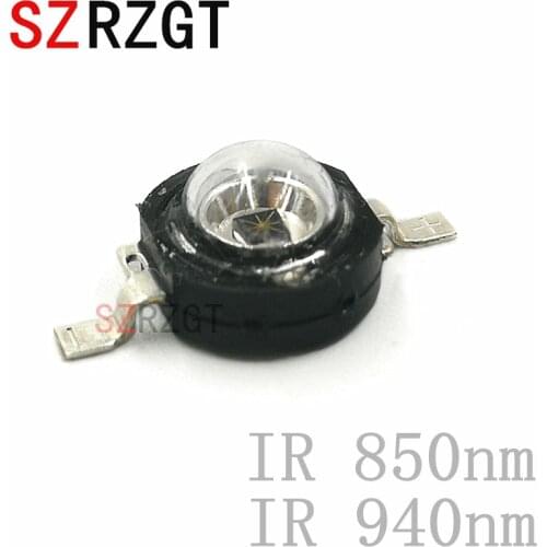 10pcs x 3Watt 3W High Power led 850nm 940nm Infrared LED IR for Night Vision