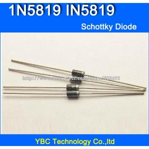200pcs/lot 1N5819 IN5819 1A/40V Schottky Diode