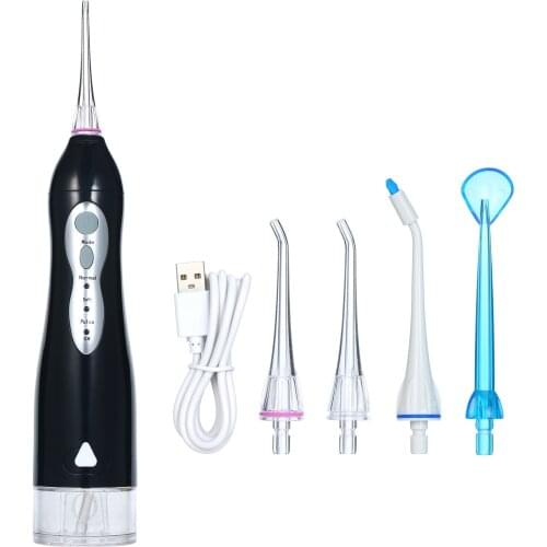 2021 New Oral Irrigator USB Rechargeable Water Flosser Portable 220ML Water Tank Waterproof Teeth Cleaner Oral Care